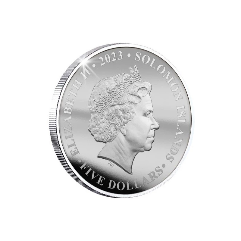 Silver coin Solomon Islands 