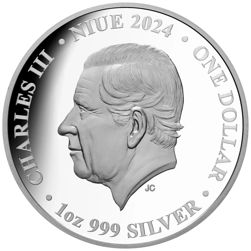 Silver coin Niue 
