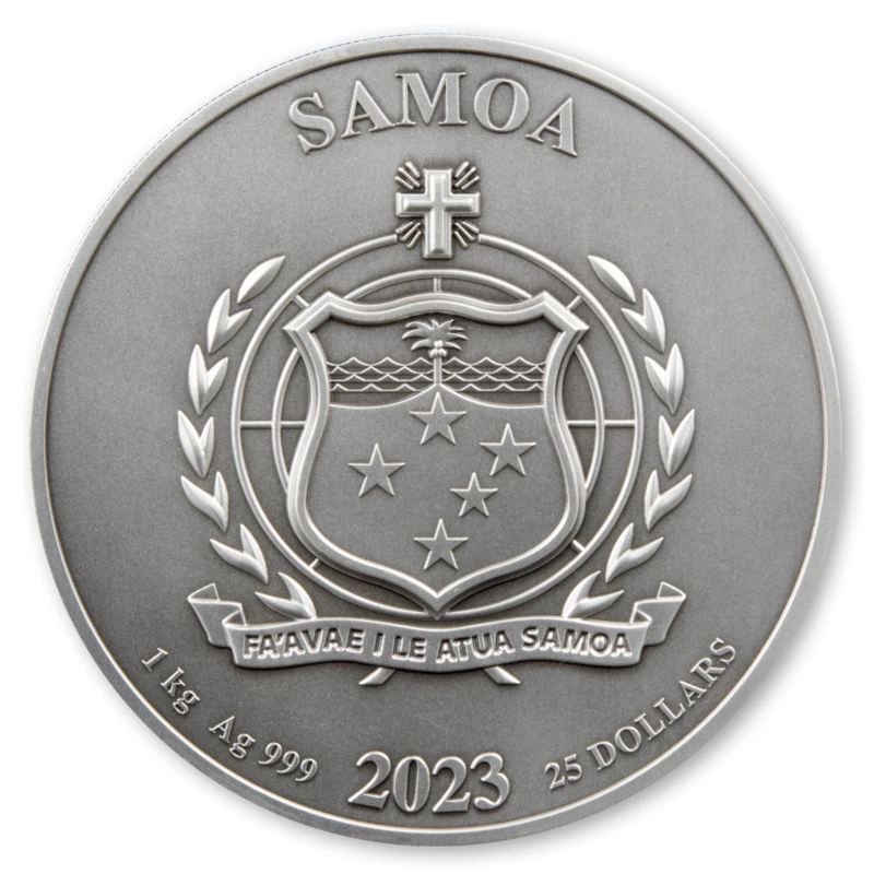 Silver coin Samoa 