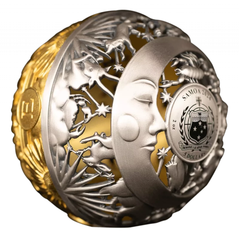 Silbermünze Samoa 