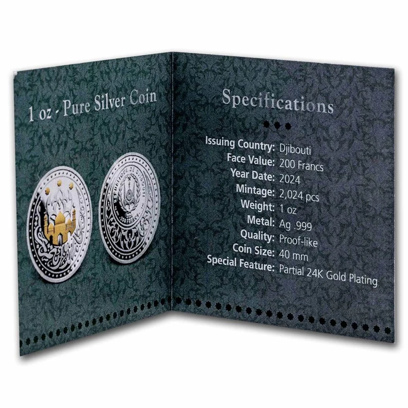 Silbermünze Dschibuti 