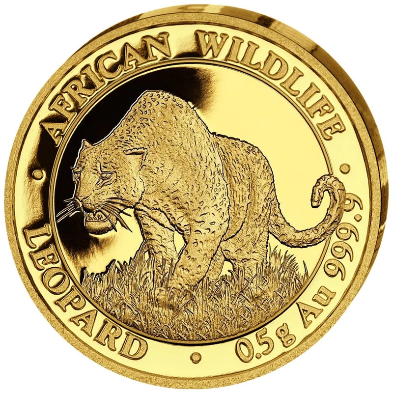 Somalia gold coin 