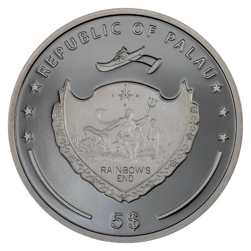 Palau silver coin 