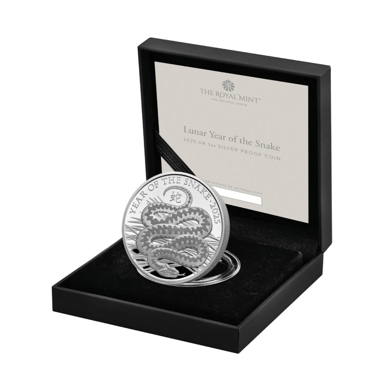 Silbermünze von Großbritannien 