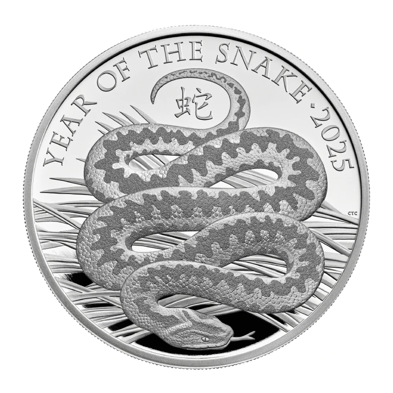 Silbermünze von Großbritannien 