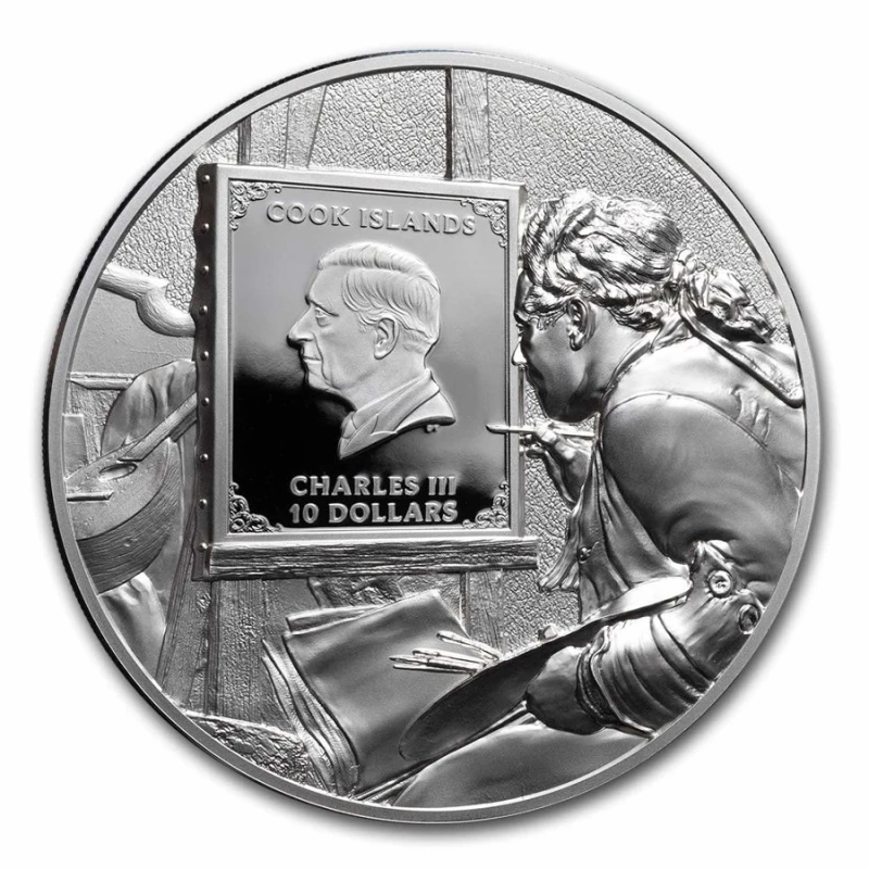 Cook Islands silver coin 