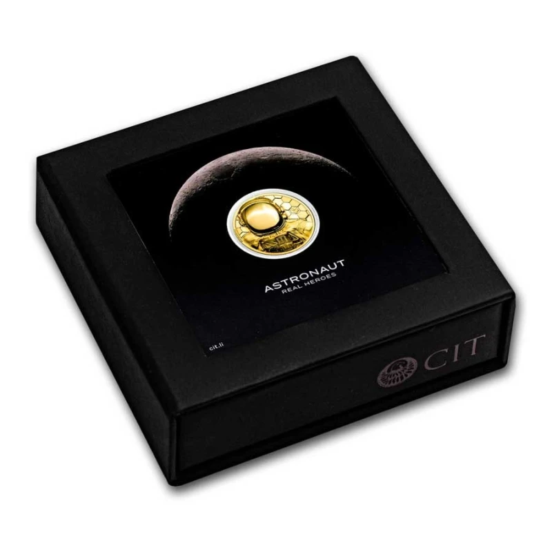 Cook Islands: gold coin Astronaut 2024 Proof 1 oz Collectible coins