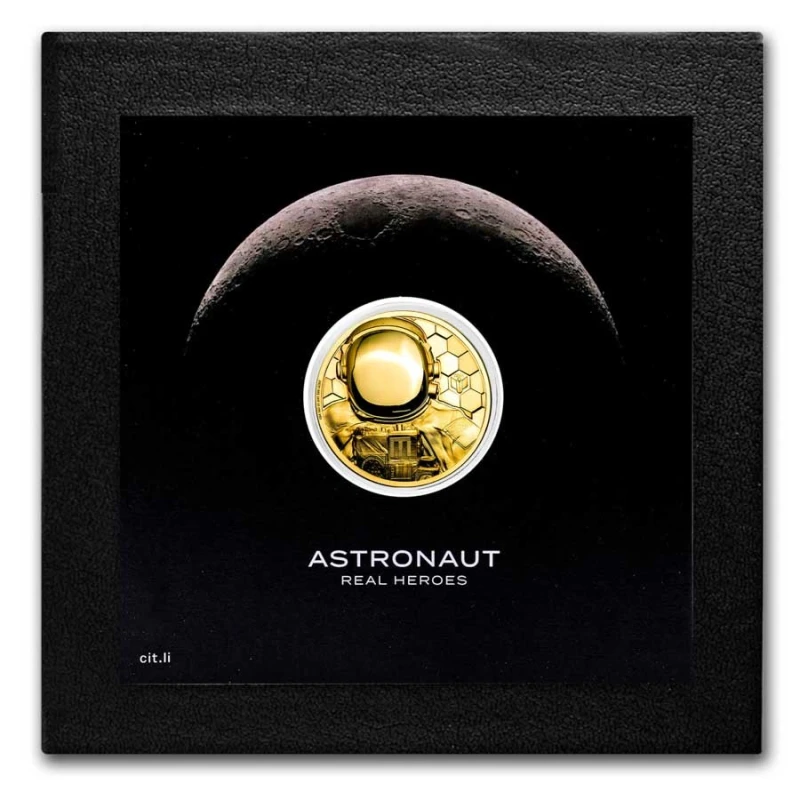 Cook Islands: gold coin Astronaut 2024 Proof 1 oz Collectible coins