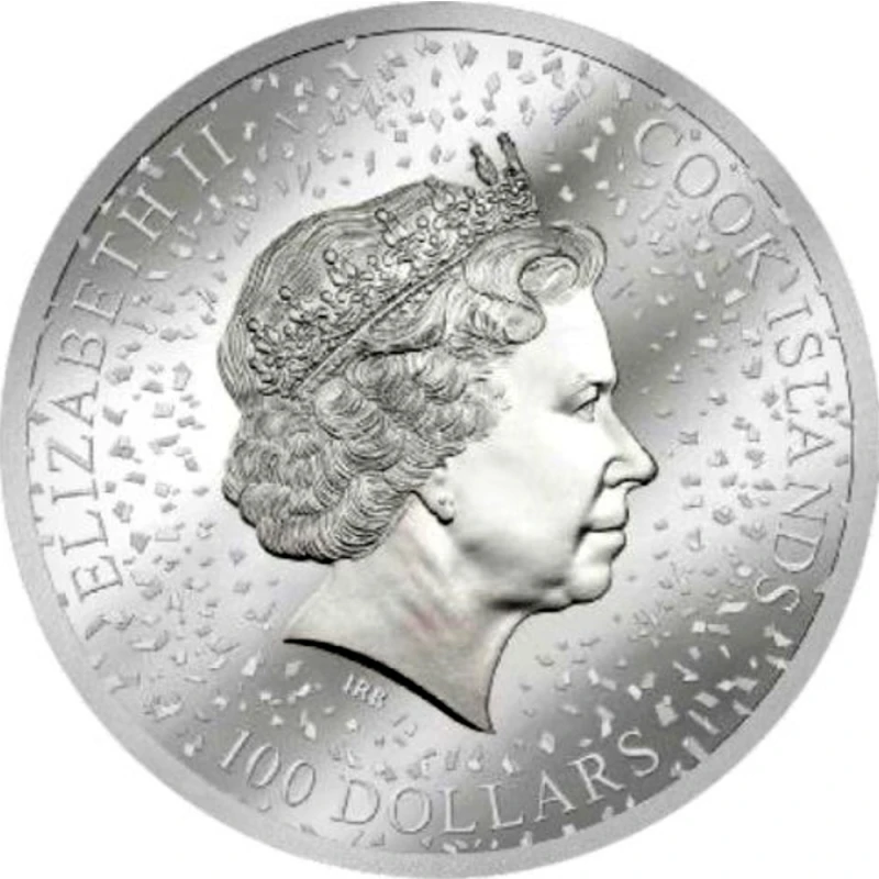 Cook Islands Silver Blast 2023, 1000 g reine Silbermünze (0,999 Proof) Sammlermünzen