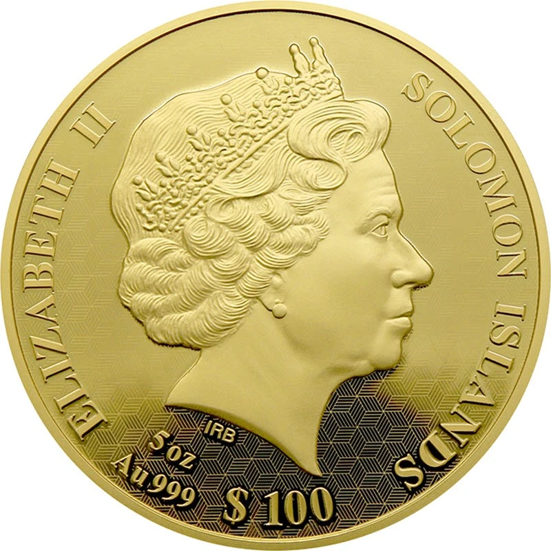 Solomon Islands gold coin 