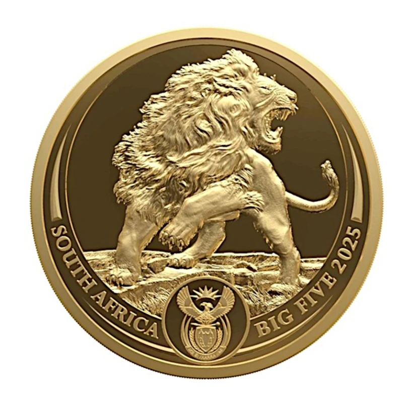 Südafrika: Goldmünze Lion 2025 Proof 1/4 oz Sammlermünzen