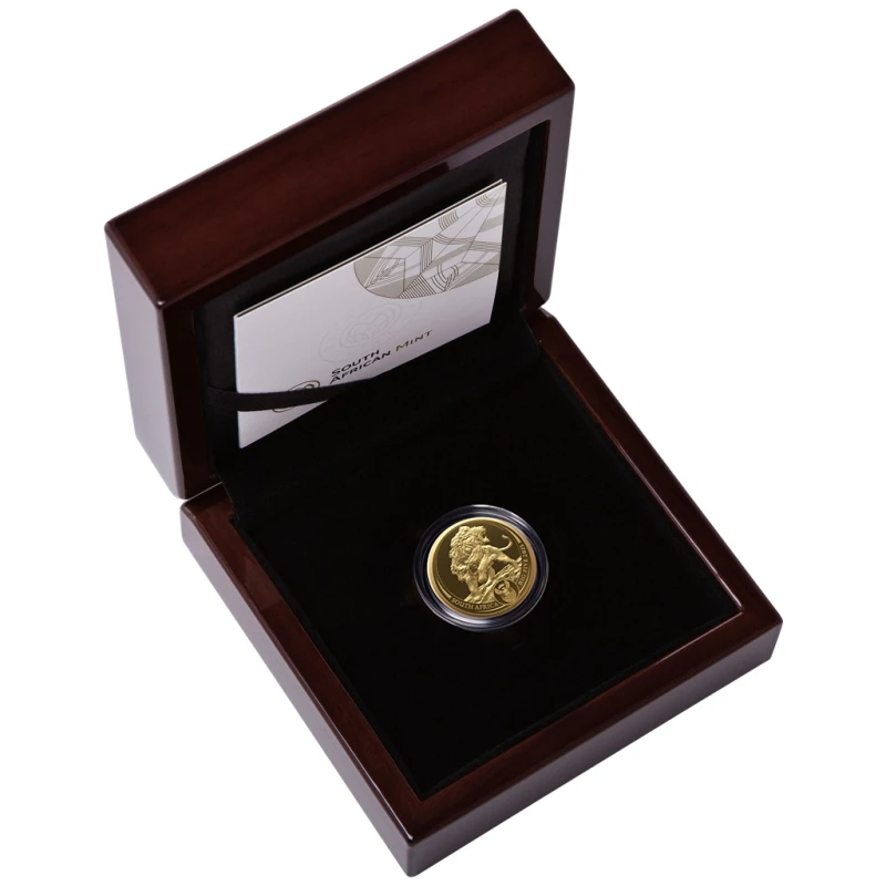 Südafrika: Goldmünze Lion 2025 Proof 1/4 oz Sammlermünzen