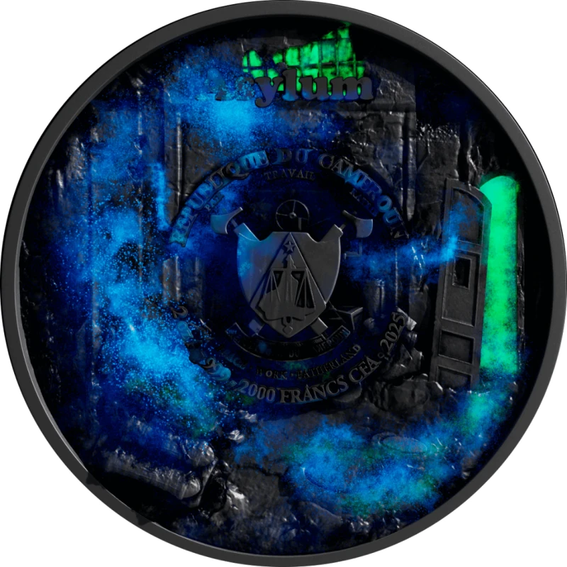 Cameroon: silver coin Asylum 2025 2 oz Collectible coins