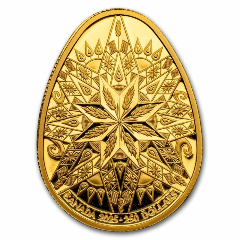Kanada: Goldmünze Pysanka 2025 Proof 58,5 g Sammlermünzen