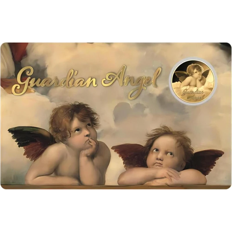 Chad: gold coin Guardian Angel II 1/1000 oz Collectible coins