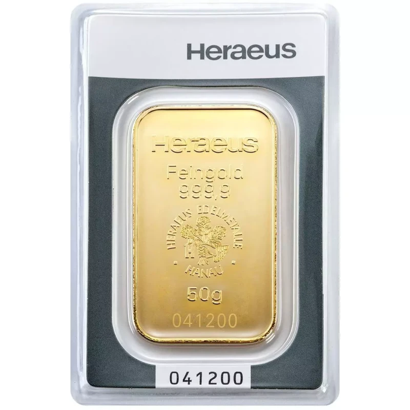 Schweiz: 50 g Goldbarren Anlagebarren