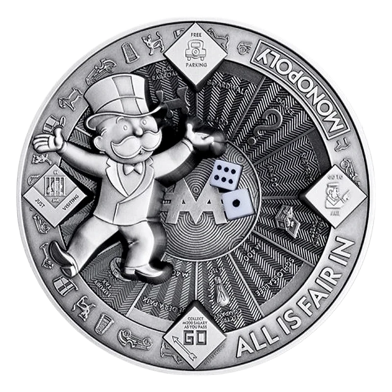 Samoa: silver coin Monopoly 2025 10 oz Collectible coins