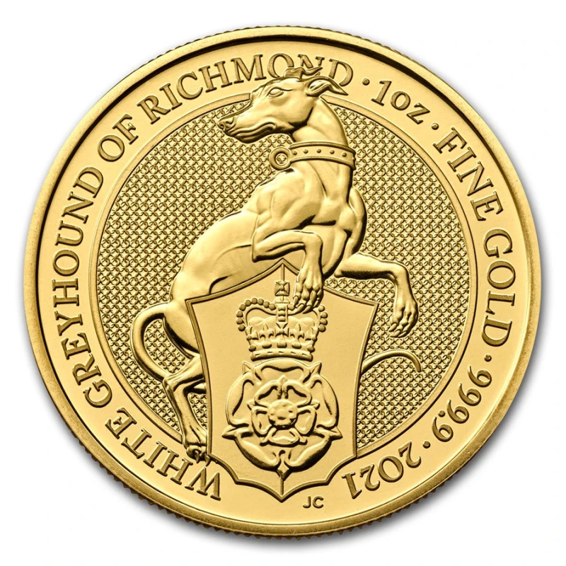 UK Greyhound of Richmond 2021 1 oz gold coin Investment coins