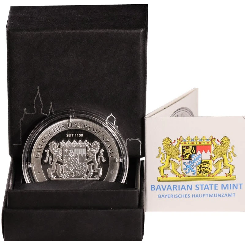 Germany: silver coin Castle Neuschwanstein 2025 Proof 1 oz Investment coins