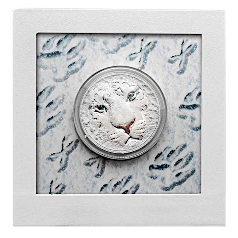 Niue: Silbermünze White Tiger 2022 3 oz Sammlermünzen