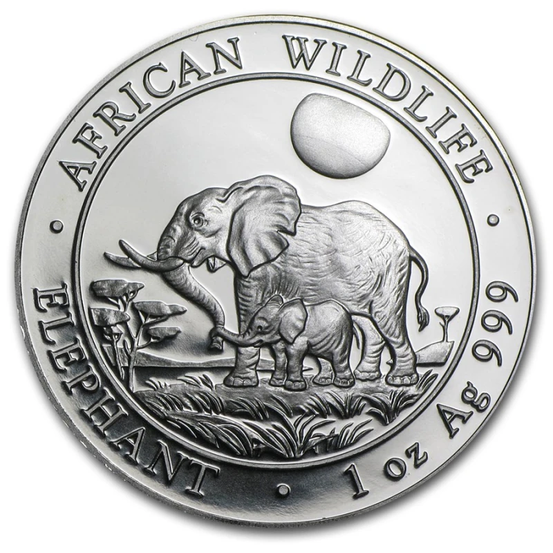 Somalia Silber-Anlagemünze African Wildlife Elephant 2011 1 oz Anlagemünzen