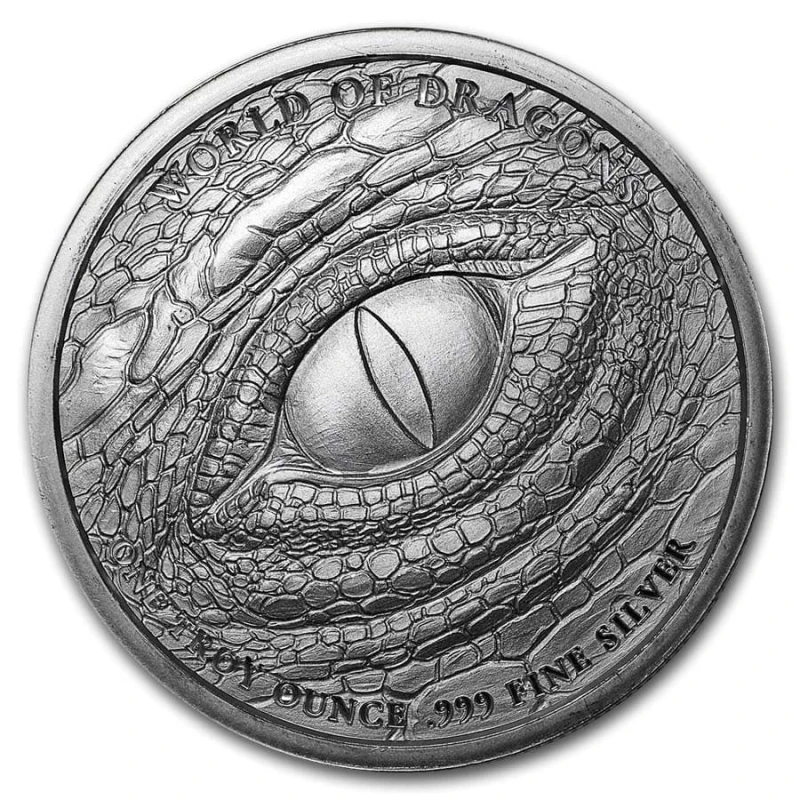 USA Silbermünze World of Dragons Walisischer Drache 31,1 g Sammlermünzen