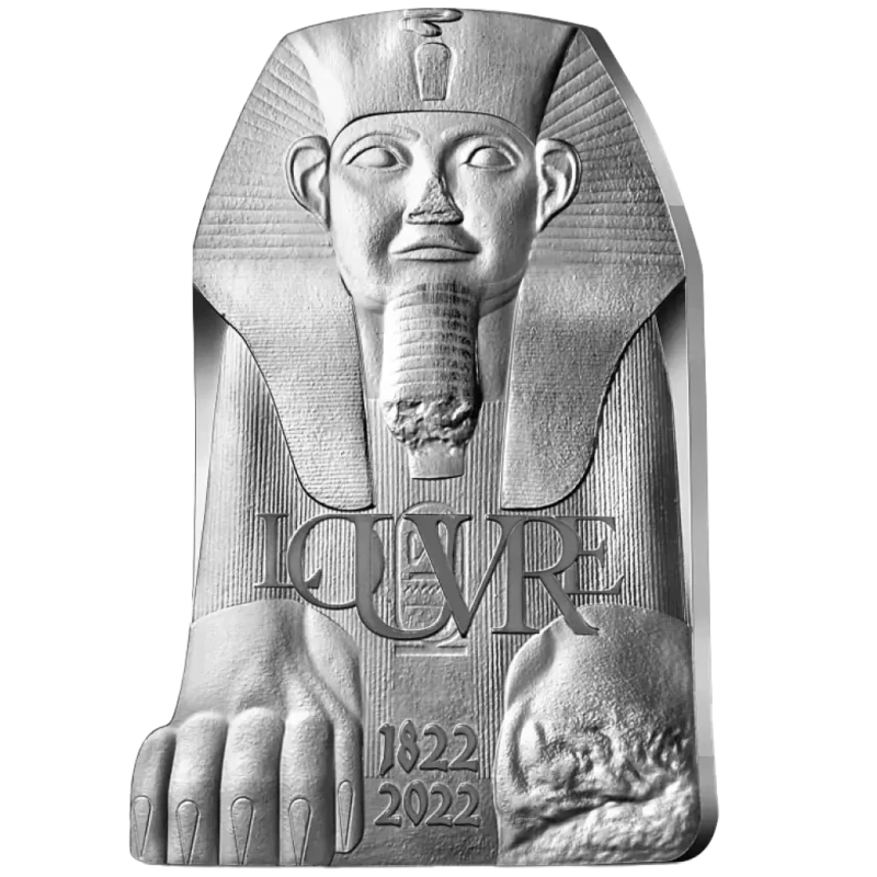 Frankreich Silbermünze Louvre 2022 Polierte Platte 22,2 g Sammlermünzen
