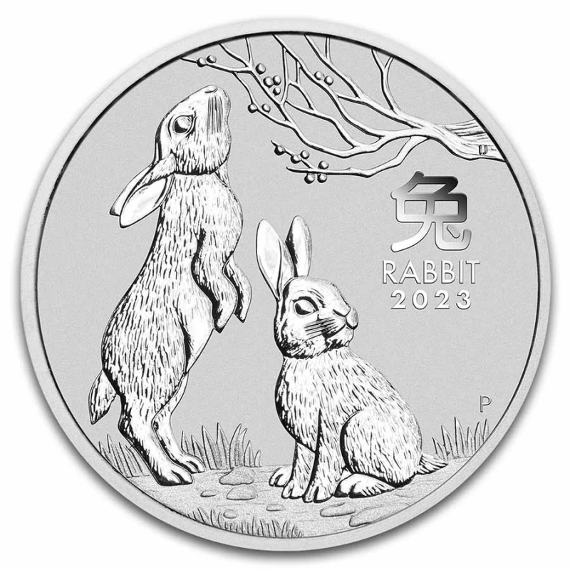 Australien Silbermünze Lunar III Kaninchen 2023 1000 g Anlagemünzen