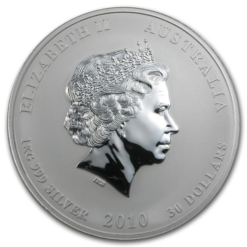 Australien Silbermünze Lunar II Jahr des Tigers 2010 1000 g Anlagemünzen