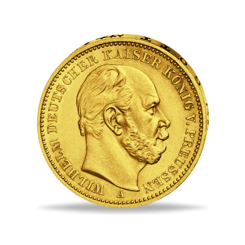 Deutsches Reich Goldmünze 20 Mark Wilhelm I. Sammlermünzen
