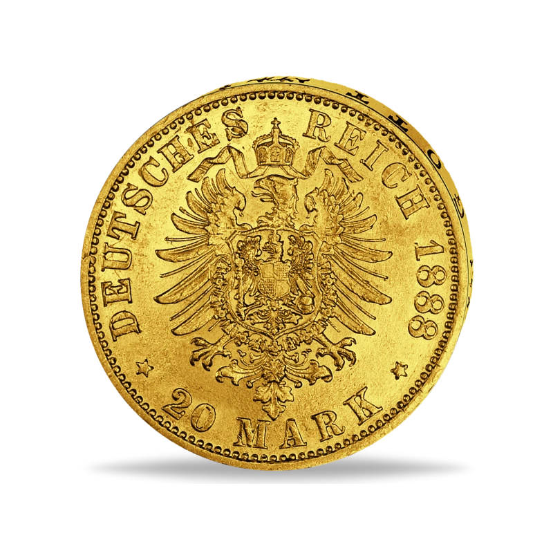 Deutsches Reich Goldmünze 20 Mark Wilhelm I. Sammlermünzen