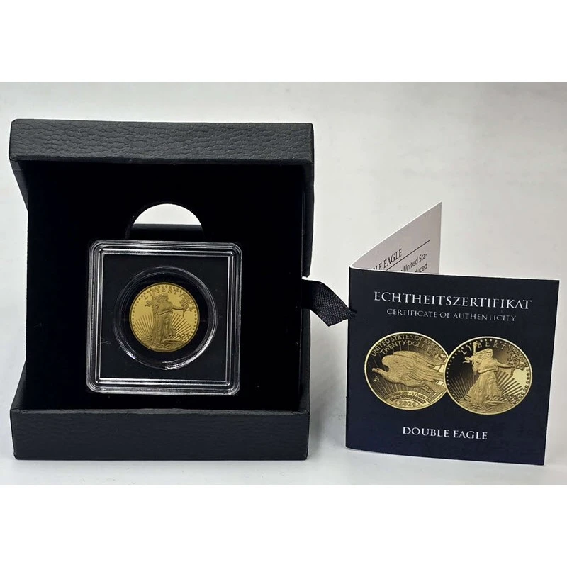 Tschad Goldmünze Double Eagle Liberty 2024 1/1000 Feinunze Sammlermünzen