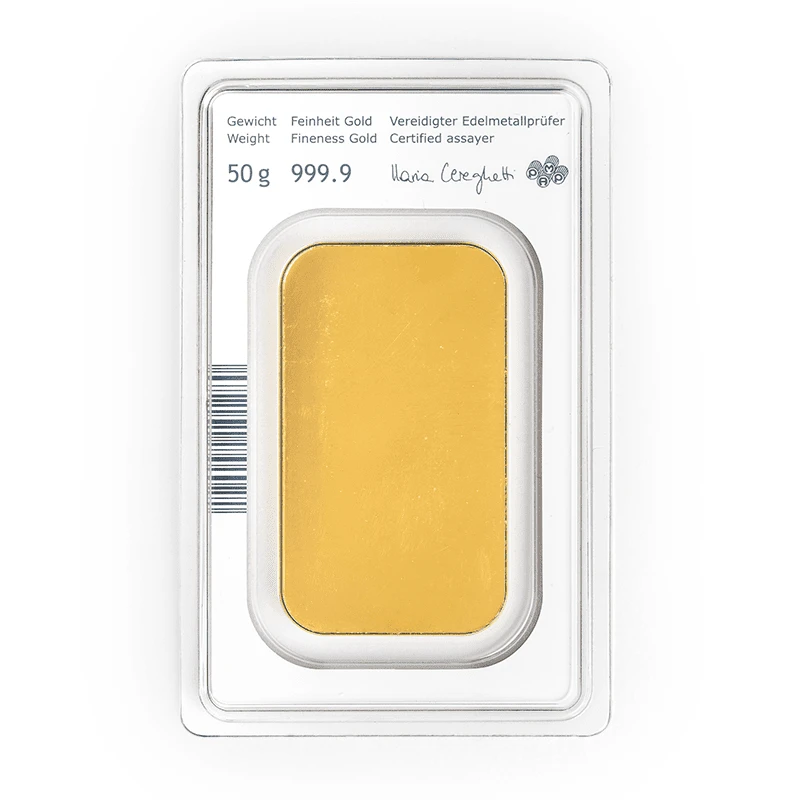 Münze Österreich 50 g Goldbarren (0,9999) Anlagebarren