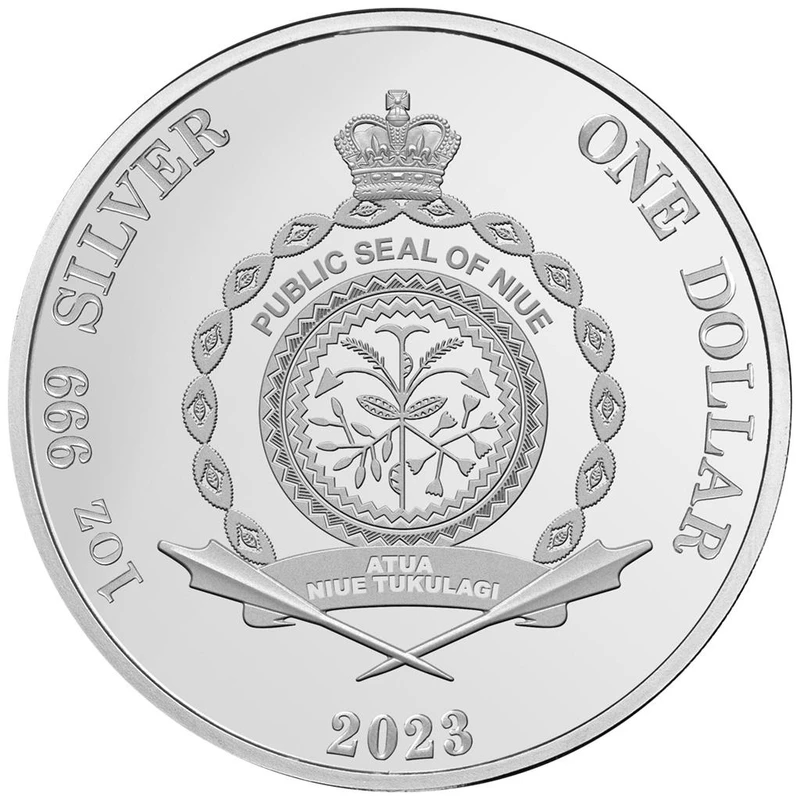 Silver coin Niue 